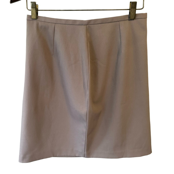 Express Taupe Mini Skirt Size 9/10 Office Business Casual Everyday Date Night - Picture 1 of 11